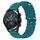 Per Huawei Watch GT2 42mm 20mm Cinturino in silicone a tinta unita stile oceano (verde) Per Huawei Watch GT2 42mm 20mm Cinturino in silicone a tinta unita stile oceano (verde)