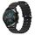Per Huawei Watch GT2 42mm 20mm Cinturino in silicone a tinta unita stile oceano (nero) Per Huawei Watch GT2 42mm 20mm Cinturino in silicone a tinta unita stile oceano (nero)