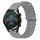 Per Huawei Watch GT2 42mm 20mm Cinturino in silicone a tinta unita stile oceano (grigio) Per Huawei Watch GT2 42mm 20mm Cinturino in silicone a tinta unita stile oceano (grigio)