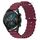 Per Huawei Watch GT2 42mm 20mm Cinturino in silicone a tinta unita stile oceano (rosso vino) Per Huawei Watch GT2 42mm 20mm Cinturino in silicone a tinta unita stile oceano (rosso vino)