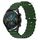 Per Huawei Watch GT2 42mm 20mm Cinturino in silicone a tinta unita stile oceano (verde militare) Per Huawei Watch GT2 42mm 20mm Cinturino in silicone a tinta unita stile oceano (verde militare)