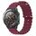 Per Huawei Watch 2 Cinturino per orologio in silicone a tinta unita da 20 mm stile oceano (rosso vino) Per Huawei Watch 2 Cinturino per orologio in silicone a tinta unita da 20 mm stile oceano (rosso vino)