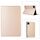 Custodia in pelle flip con texture elastica per Xiaomi Pad 6S Pro (oro)