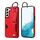 Per Samsung Galaxy S22 5G Custodia per telefono con anello per slot per schede da polso con texture in vitello (rosso) Per Samsung Galaxy S22 5G Custodia per telefono con anello per slot per schede da polso con texture in vitello (rosso)