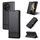 Custodia per telefono in pelle magnetica con texture di vitello AZNS per vivo S18e (nera) Custodia per telefono in pelle magnetica con texture di vitello AZNS per vivo S18e (nera)