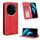 Custodia per telefono in pelle con texture retrò con fibbia magnetica per vivo X100 5G (rossa) Custodia per telefono in pelle con texture retrò con fibbia magnetica per vivo X100 5G (rossa)