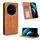 Custodia per telefono in pelle con texture retrò con fibbia magnetica per vivo X100 5G (marrone) Custodia per telefono in pelle con texture retrò con fibbia magnetica per vivo X100 5G (marrone)