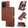 Per vivo S18e AZNS Custodia per cellulare in pelle con texture in pelle di pecora (marrone) Per vivo S18e AZNS Custodia per cellulare in pelle con texture in pelle di pecora (marrone)