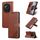 Per Honor Magic6 Pro AZNS Custodia per telefono in pelle con texture in pelle di pecora (marrone) Per Honor Magic6 Pro AZNS Custodia per telefono in pelle con texture in pelle di pecora (marrone)