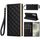 Custodia per telefono in pelle con ventosa rombica a tracolla per Samsung Galaxy S24+ 5G (nera) Custodia per telefono in pelle con ventosa rombica a tracolla per Samsung Galaxy S24+ 5G (nera)