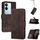 Per vivo V29 5G Global/V29 Pro Cubic Skin Feel Custodia in pelle con vibrazione (marrone) Per vivo V29 5G Global/V29 Pro Cubic Skin Feel Custodia in pelle con vibrazione (marrone)
