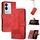 Per vivo V29 5G Global/V29 Pro Cubic Skin Feel Custodia in pelle con vibrazione (Rosso) Per vivo V29 5G Global/V29 Pro Cubic Skin Feel Custodia in pelle con vibrazione (Rosso)