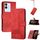 Custodia per cellulare in pelle con vibrazione globale Cubic Skin Feel per vivo V30 Lite 5G (rossa) Custodia per cellulare in pelle con vibrazione globale Cubic Skin Feel per vivo V30 Lite 5G (rossa)