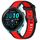 Per cinturino in silicone strutturato bicolore Garmin Forerunner 265 da 22 mm (rosso + nero) Per cinturino in silicone strutturato bicolore Garmin Forerunner 265 da 22 mm (rosso + nero)