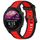 Per cinturino in silicone strutturato bicolore Garmin Forerunner 255 da 22 mm (rosso + nero) Per cinturino in silicone strutturato bicolore Garmin Forerunner 255 da 22 mm (rosso + nero)
