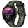 Per cinturino in silicone strutturato bicolore Garmin Forerunner 255 Music da 22 mm (verde + nero)