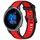 Per cinturino in silicone strutturato bicolore Garmin Venu 2 da 22 mm (rosso + nero) Per cinturino in silicone strutturato bicolore Garmin Venu 2 da 22 mm (rosso + nero)