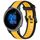 Per cinturino in silicone strutturato bicolore Garmin Venu 2 da 22 mm (giallo + nero) Per cinturino in silicone strutturato bicolore Garmin Venu 2 da 22 mm (giallo + nero)