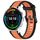 Per cinturino in silicone strutturato bicolore Garmin Venu 3 da 22 mm (arancione + nero) Per cinturino in silicone strutturato bicolore Garmin Venu 3 da 22 mm (arancione + nero)