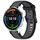 Per cinturino in silicone strutturato bicolore Garmin Venu 3 da 22 mm (grigio + nero)