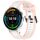 Per cinturino in silicone strutturato bicolore Garmin Venu 3 da 22 mm (bianco + rosa) Per cinturino in silicone strutturato bicolore Garmin Venu 3 da 22 mm (bianco + rosa)