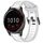 Per cinturino in silicone strutturato bicolore Garmin Vivoactive 4 22mm (bianco + grigio) Per cinturino in silicone strutturato bicolore Garmin Vivoactive 4 22mm (bianco + grigio)