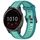 Per cinturino per orologio in silicone testurizzato bicolore Garmin Vivoactive 4 22mm (verde acqua) Per cinturino per orologio in silicone testurizzato bicolore Garmin Vivoactive 4 22mm (verde acqua)