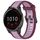 Per cinturino in silicone strutturato bicolore Garmin Vivoactive 4 22mm (viola) Per cinturino in silicone strutturato bicolore Garmin Vivoactive 4 22mm (viola)