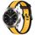 Per Xiaomi Watch S3 cinturino in silicone strutturato bicolore da 22 mm (giallo + nero) Per Xiaomi Watch S3 cinturino in silicone strutturato bicolore da 22 mm (giallo + nero)