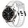 Per Xiaomi Watch S3 22mm cinturino in silicone strutturato bicolore (bianco + grigio) Per Xiaomi Watch S3 22mm cinturino in silicone strutturato bicolore (bianco + grigio)