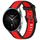 Per Xiaomi Watch S2 cinturino in silicone strutturato bicolore da 22 mm (rosso + nero) Per Xiaomi Watch S2 cinturino in silicone strutturato bicolore da 22 mm (rosso + nero)