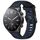 Per Xiaomi MI Watch S1 22mm cinturino in silicone strutturato bicolore (blu notte + nero)