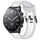 Per Xiaomi MI Watch S1 22mm cinturino in silicone strutturato bicolore (bianco + grigio) Per Xiaomi MI Watch S1 22mm cinturino in silicone strutturato bicolore (bianco + grigio)