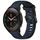 Per Xiaomi MI Watch S1 Pro 22mm cinturino in silicone strutturato a due colori (blu notte + nero)
