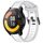 Per Xiaomi Watch S1 Active 22mm cinturino in silicone strutturato bicolore (bianco + grigio) Per Xiaomi Watch S1 Active 22mm cinturino in silicone strutturato bicolore (bianco + grigio)