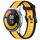 Per Xiaomi MI Watch Color 2 22mm Cinturino in silicone strutturato a due colori (giallo + nero) Per Xiaomi MI Watch Color 2 22mm Cinturino in silicone strutturato a due colori (giallo + nero)
