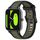 Per Xiaomi Haylou RS4 LS12 cinturino in silicone strutturato bicolore da 22 mm (verde + nero) Per Xiaomi Haylou RS4 LS12 cinturino in silicone strutturato bicolore da 22 mm (verde + nero)