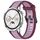 Per Huawei Watch GT4 46mm 22mm cinturino in silicone strutturato bicolore (viola) Per Huawei Watch GT4 46mm 22mm cinturino in silicone strutturato bicolore (viola)