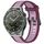 Per Huawei Watch GT3 SE cinturino in silicone strutturato bicolore da 22 mm (viola) Per Huawei Watch GT3 SE cinturino in silicone strutturato bicolore da 22 mm (viola)