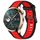 Per Honor Watch 4 Pro 22mm cinturino in silicone strutturato bicolore (rosso + nero) Per Honor Watch 4 Pro 22mm cinturino in silicone strutturato bicolore (rosso + nero)