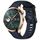 Cinturino per orologio in silicone strutturato bicolore per Honor Watch 4 Pro 22 mm (blu notte + nero)