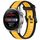 Per Huawei Watch 3 Pro Nuovo cinturino in silicone strutturato bicolore da 22 mm (giallo + nero) Per Huawei Watch 3 Pro Nuovo cinturino in silicone strutturato bicolore da 22 mm (giallo + nero)