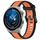 Per Huawei Watch GT3 Pro 46mm 22mm cinturino in silicone strutturato bicolore (arancione + nero) Per Huawei Watch GT3 Pro 46mm 22mm cinturino in silicone strutturato bicolore (arancione + nero)