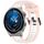 Per Huawei Watch GT3 Pro 46mm 22mm cinturino in silicone strutturato bicolore (bianco + rosa) Per Huawei Watch GT3 Pro 46mm 22mm cinturino in silicone strutturato bicolore (bianco + rosa)