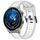 Per Huawei Watch GT3 Pro 46mm 22mm cinturino in silicone strutturato bicolore (bianco + grigio) Per Huawei Watch GT3 Pro 46mm 22mm cinturino in silicone strutturato bicolore (bianco + grigio)