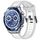 Per Huawei Watch Ultimate 22mm cinturino in silicone strutturato bicolore (bianco + grigio) Per Huawei Watch Ultimate 22mm cinturino in silicone strutturato bicolore (bianco + grigio)