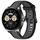 Per Huawei Watch Buds cinturino in silicone strutturato bicolore da 22 mm (grigio + nero)
