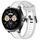 Per Huawei Watch Buds cinturino in silicone strutturato bicolore da 22 mm (bianco + grigio) Per Huawei Watch Buds cinturino in silicone strutturato bicolore da 22 mm (bianco + grigio)