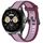 Per Huawei Watch Buds cinturino in silicone strutturato bicolore da 22 mm (viola) Per Huawei Watch Buds cinturino in silicone strutturato bicolore da 22 mm (viola)