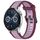 Per Huawei Watch GT3 46mm 22mm cinturino in silicone strutturato bicolore (viola) Per Huawei Watch GT3 46mm 22mm cinturino in silicone strutturato bicolore (viola)